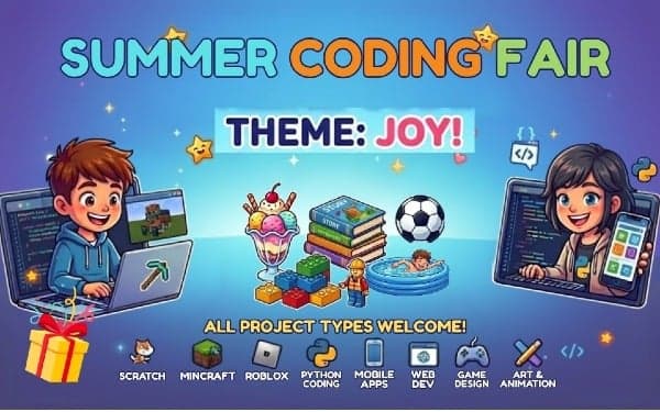 Online Coding Fair 1 - Theme: Joy