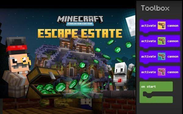 Minecraft Escape Estate - Hour of Code Event